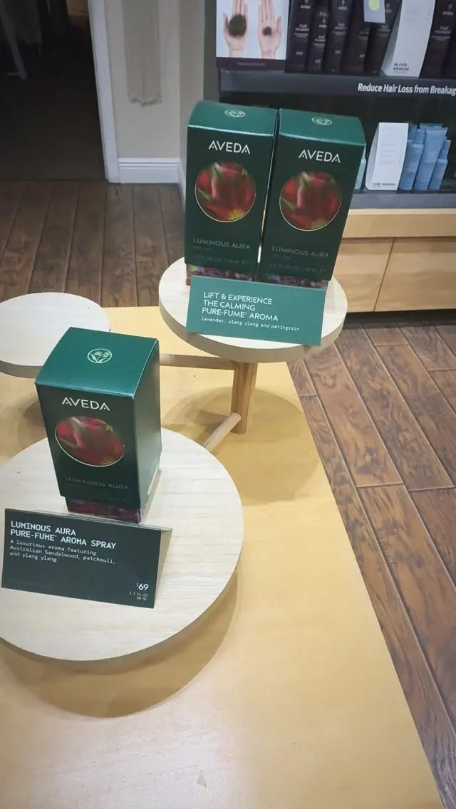 Avedas Limited edition Liminous Aura is a HUGE hit @foilandhue. The luxurious aroma features Australian Sandalwood, Patchouli and Ylang Ylang! Only three left for the season!